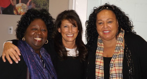 Former MP Jean Augustine, with Connie Dejak, CEO of Runnymede Healthcare Centre and legendary Toronto singer Liberty Silver at an event to mark International Women's Day in Etobicoke. 